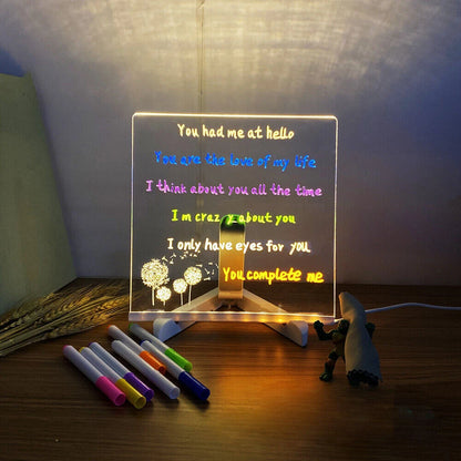 TRONO™LED Acrylic Note Board